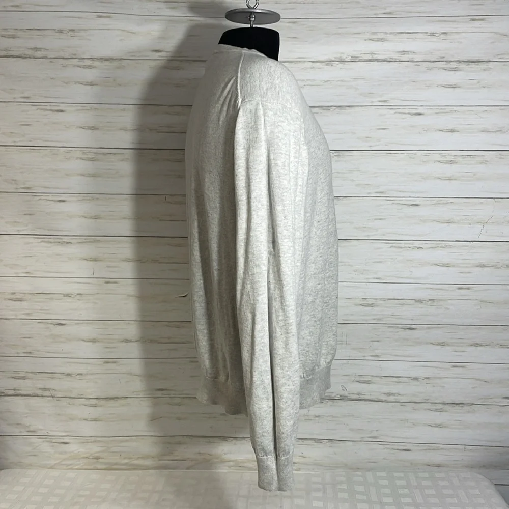 Bowen & Wright V Neck Wool Blend Sweater Men's Size XL
